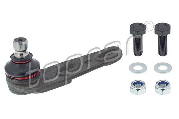 TOPRAN 104 206 Ball Joint Front Axle Left, with attachment material, for control arm
