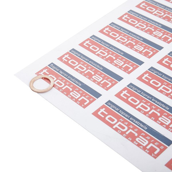 Image of TOPRAN Guarnizione Tappo Coppa Olio VW,AUDI,OPEL 104 474 N0138492,1005306,1009178 Anello tenuta, Vite spurgo olio 95VW6734AA,N013849VX2,995641400008