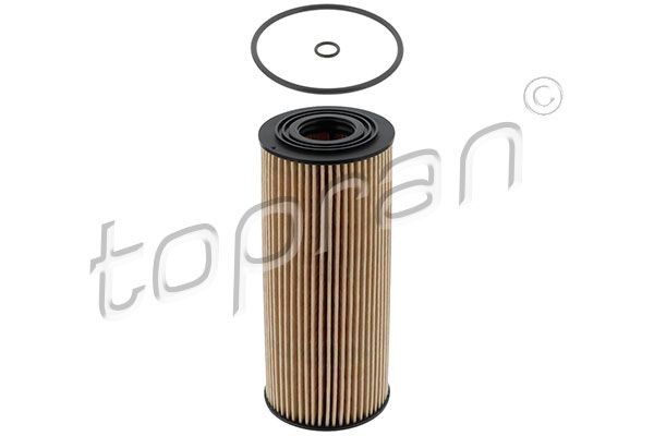 108 007 TOPRAN Oil filters HYUNDAI with gaskets/seals, Filter Insert