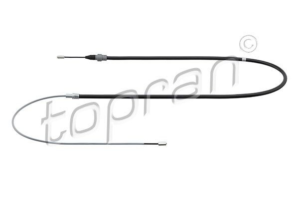 108 333 001 TOPRAN Left Rear, Right Rear, for vehicles with disc brakes on the rear axle Cable, parking brake 108 333 buy