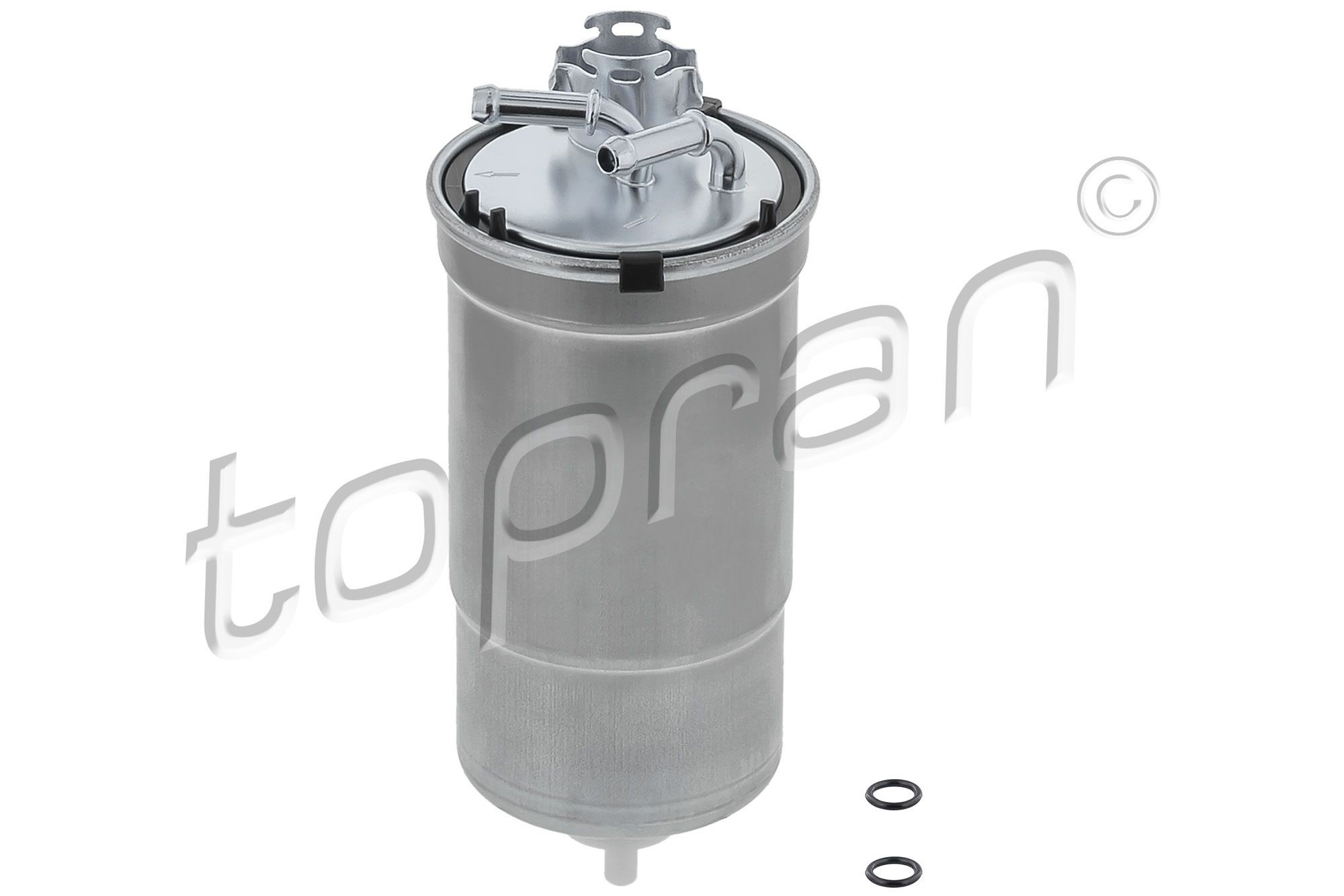 109 004 001 TOPRAN In-Line Filter, with water drain screw, 8mm, 8mm, with gaskets/seals Height: 199mm Inline fuel filter 109 004 buy