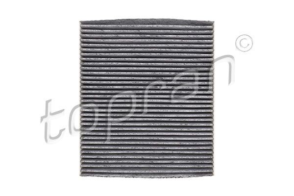 TOPRAN 109520 Air conditioner filter Filter Insert, with Odour Absorbent Effect, Activated Carbon Filter, 247 mm x 216 mm x 32 mm