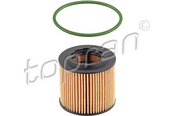 109653 Oil filter 109 653 001 TOPRAN with seal, Filter Insert