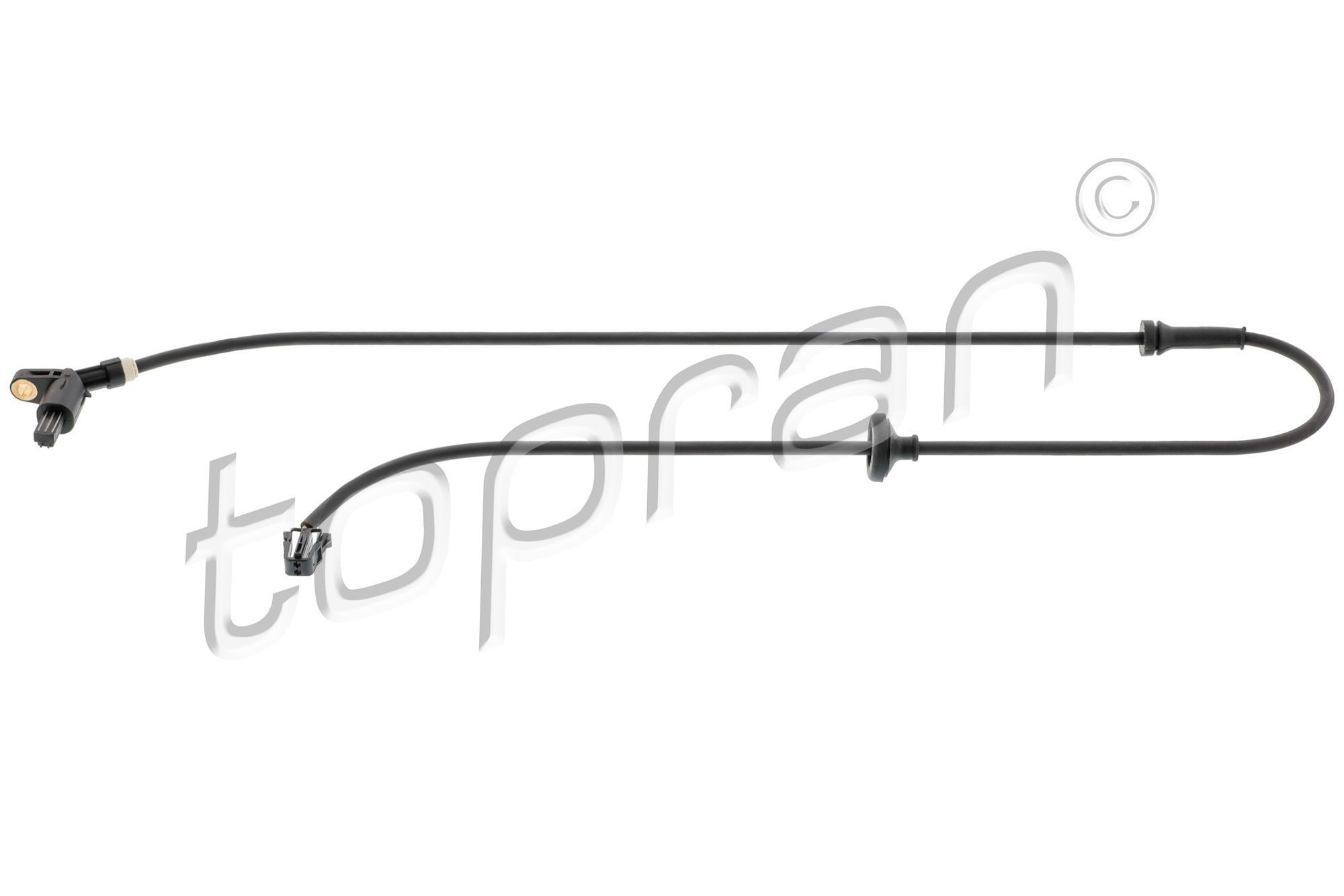 109 754 001 TOPRAN Rear Axle Left, Rear Axle Right, with cable, for vehicles with ABS, 2-pin connector, 1140mm Length: 1140mm, Number of pins: 2-pin connector Sensor, wheel speed 109 754 buy
