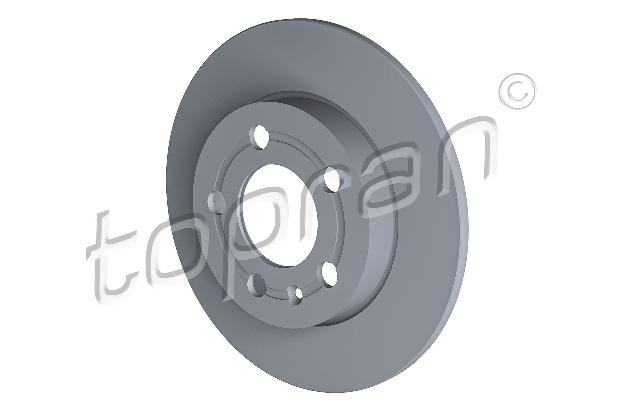 Volkswagen CRAFTER Brake discs 2725064 TOPRAN 109 789 online buy
