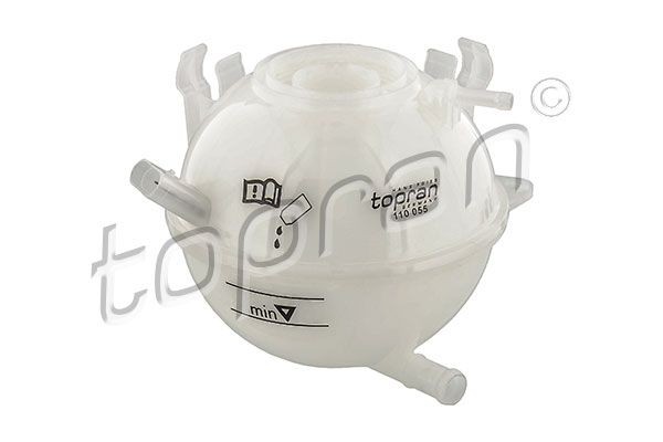TOPRAN 110055 Coolant expansion tank without cap, with sensor