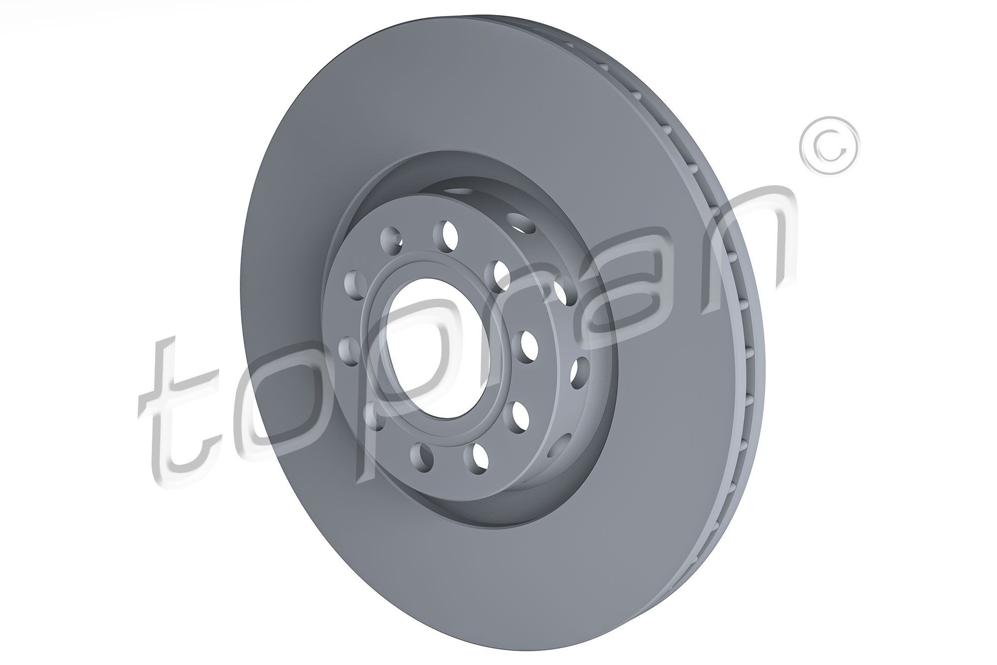 TOPRAN 110 078 Brake disc Front Axle, 312x25mm, 5x112, Vented, coated