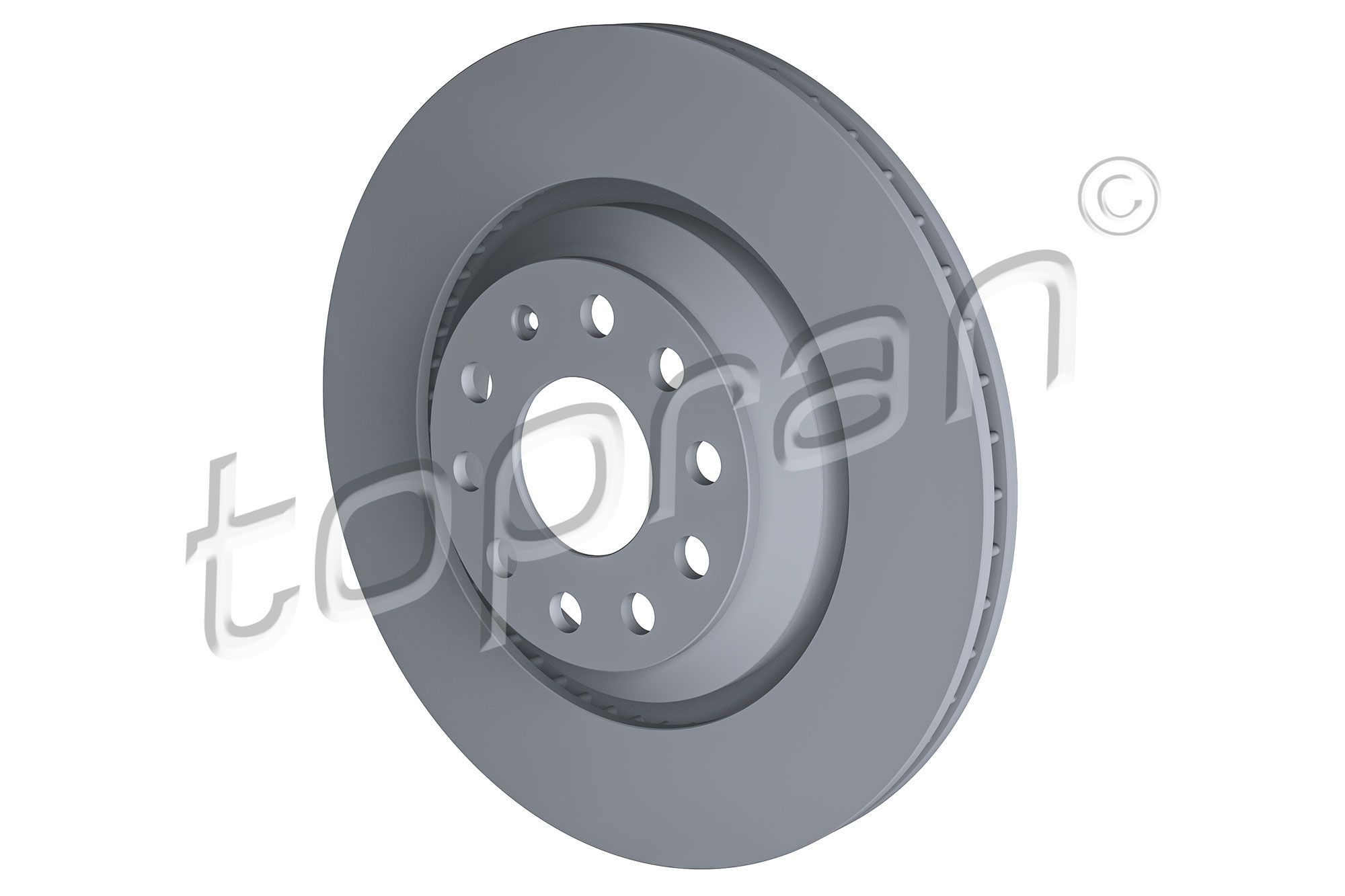 TOPRAN 110 418 Brake disc Rear Axle, 310x22mm, 5x112, Vented, Coated