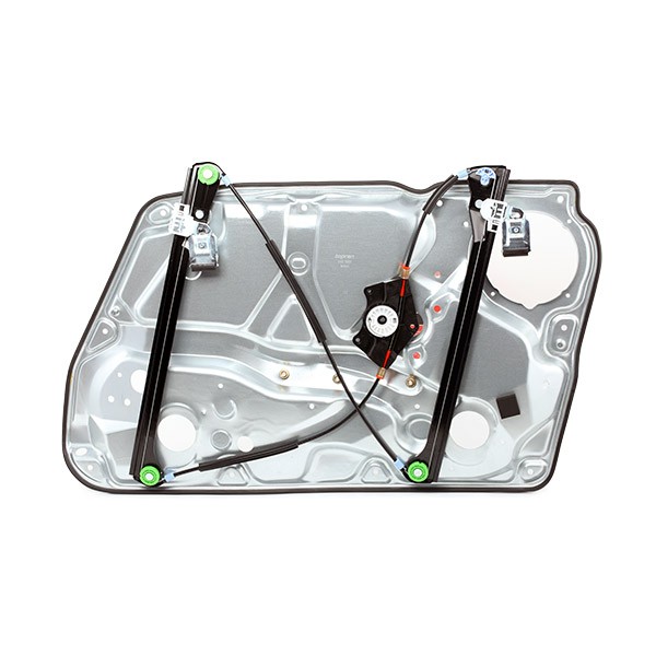 TOPRAN 110 559 Window regulator Left Front, Operating Mode: Electric, with carrier frame, without electric motor, for left-hand drive vehicles
