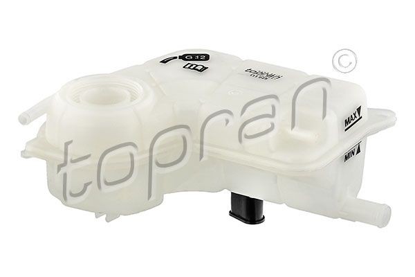 111 029 TOPRAN Coolant expansion tank AUDI without cap, with sensor