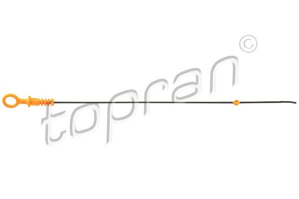 111 404 TOPRAN Oil level dipstick FIAT Orange, Plastic, PBT