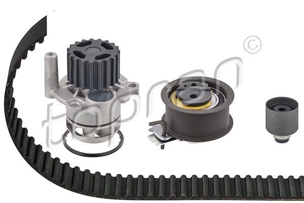 112 972 001 TOPRAN 112972 Water pump + timing belt kit Passat B6 1.9 TDI 105 hp Diesel 2010 price