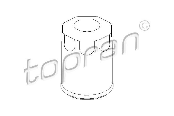 201 303 001 TOPRAN 201303 Oil filter 0650388