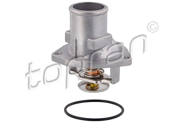TOPRAN 202 316 Engine thermostat Opening Temperature: 92°C, with seal, with housing, Metal Housing