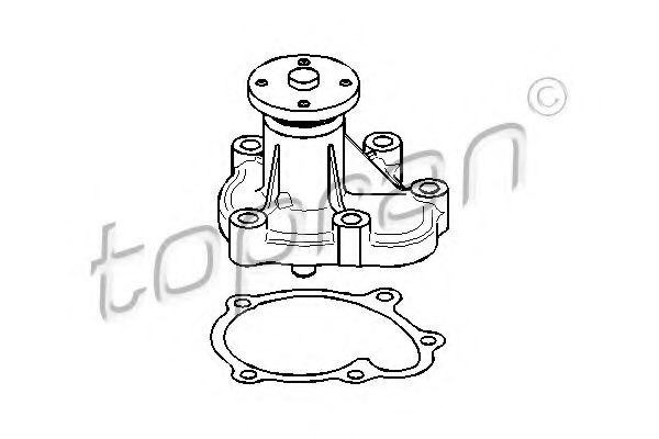 Water pumps TOPRAN with seal, Mechanical - 205 311