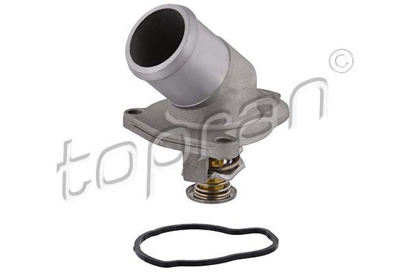 205727 Engine cooling thermostat 205 727 001 TOPRAN Opening Temperature: 92°C, with seal, with housing, Metal Housing
