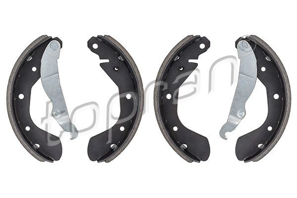 206 325 TOPRAN Drum brake kit OPEL Rear Axle, 200 x 46 mm, without fastening material, with brake pads, with mounting manual, with E quality seal, with lever