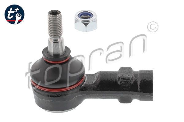 206448 Tie rod end 206 448 TOPRAN M 10 x 1,25 mm, Front Axle Left, Front Axle Right, with nut