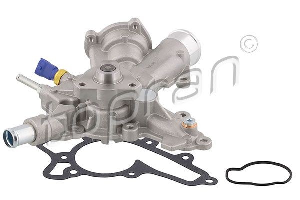 206 968 TOPRAN Water pumps CITROËN without belt pulley, with seal, with thermo sender, Mechanical