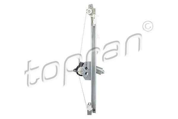 TOPRAN 207 363 Window regulator Left Front, Operating Mode: Electric, with electric motor