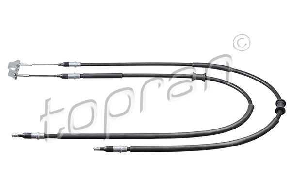 Great value for money - TOPRAN Hand brake cable 207 374