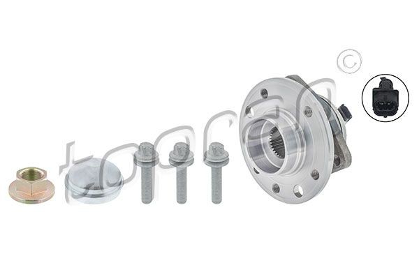 Opel ZAFIRA Wheel hub bearing kit 2727953 TOPRAN 207 391 online buy