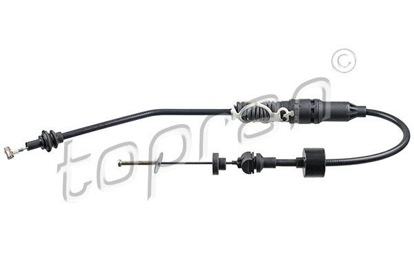 TOPRAN 207 451 ABS sensor Rear Axle Left, Rear Axle Right, with cable, for vehicles with ABS, 1175mm