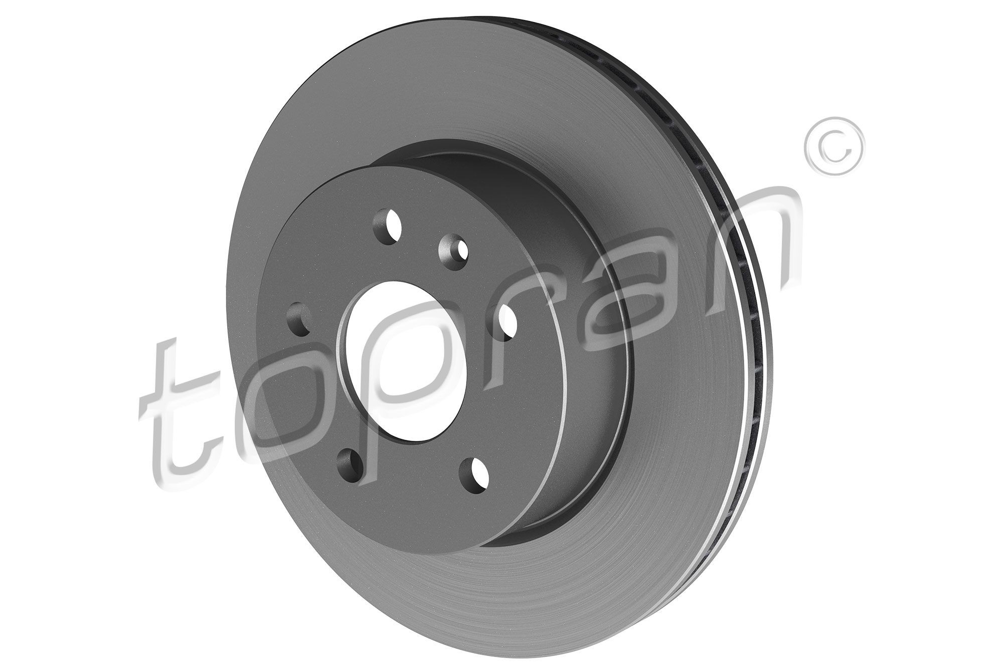TOPRAN 400 857 Brake disc Front Axle, 276x22mm, 5x112, Vented