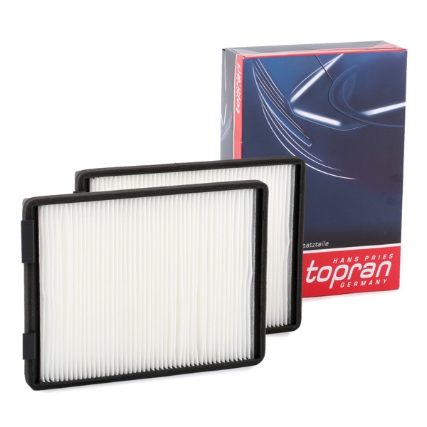TOPRAN 500 222 Pollen filter Pollen Filter, Filter Insert, 260 mm x 200 mm x 30 mm, rectangular