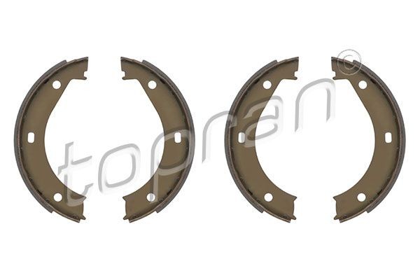 500 976 001 TOPRAN Rear Axle, without fastening material, with mounting manual, with E quality seal Width: 25mm Brake shoe set, parking brake 500 976 buy