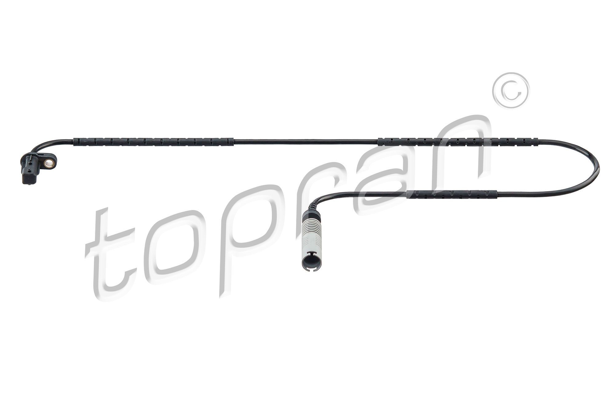 TOPRAN 501 078 ABS sensor Rear Axle Left, Rear Axle Right, with cable, for vehicles with ABS, 990mm