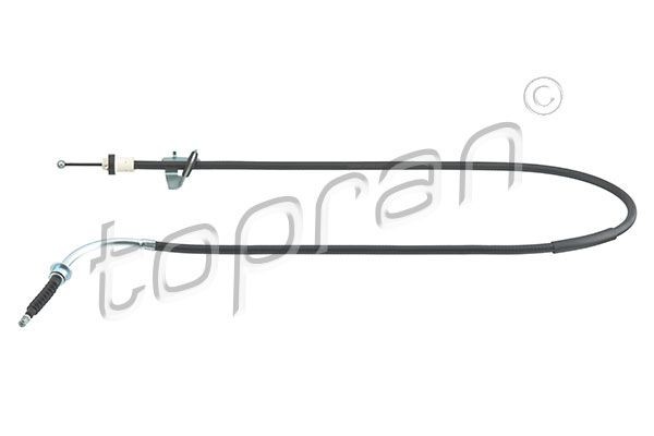TOPRAN 501 101 Hand brake cable Right Rear