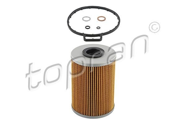 Oil filter TOPRAN with gaskets/seals, Filter Insert - 501 180