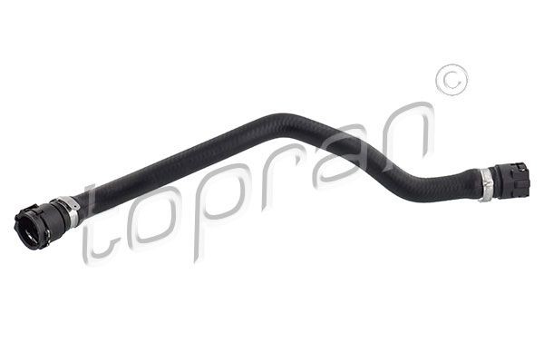 TOPRAN 501 552 Radiator Hose Lower, Rubber with fabric lining, with quick couplers