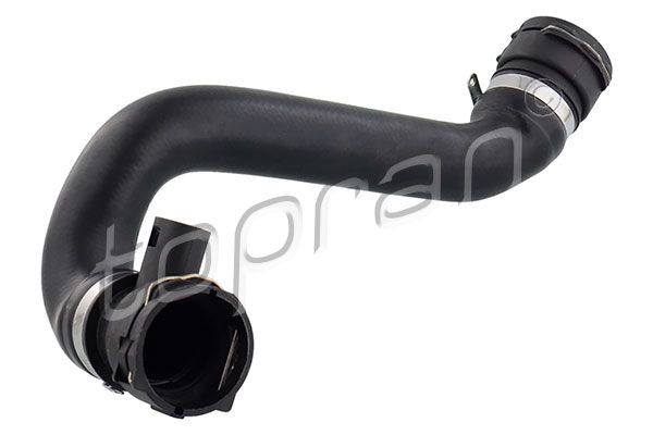 TOPRAN 501 563 Radiator Hose Lower, Rubber with fabric lining, with quick couplers