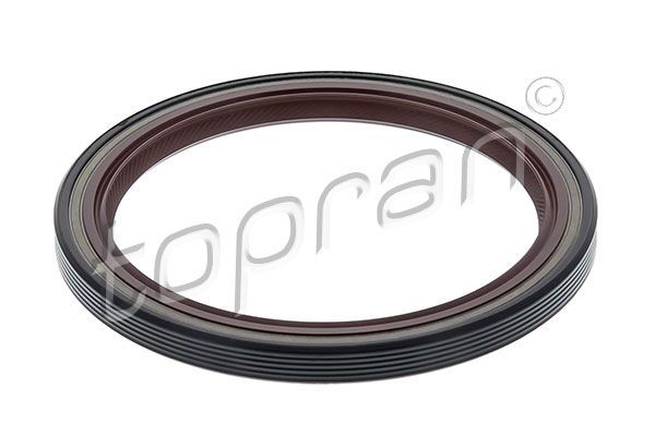 TOPRAN 700 206 Crankshaft seal transmission sided, FPM (fluoride rubber)/ACM (polyacrylate rubber)