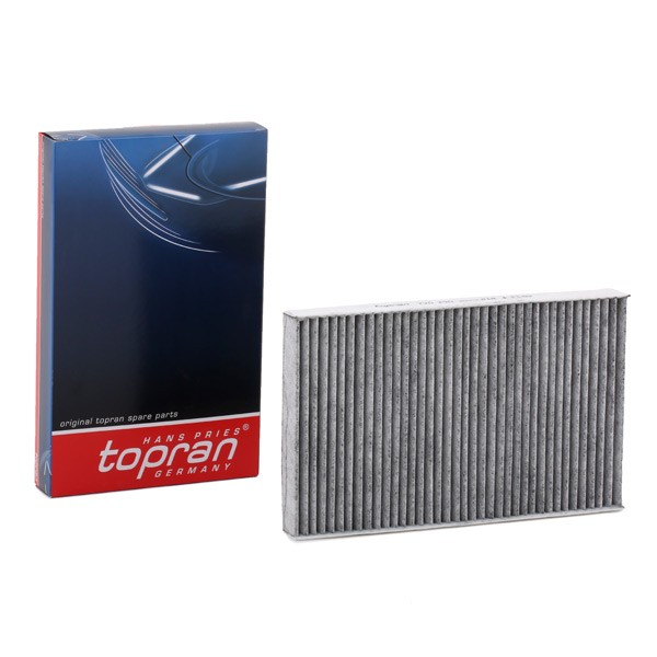 TOPRAN 720 289 Pollen filter Pollen Filter, Filter Insert, 285 mm x 178 mm x 35 mm, rectangular