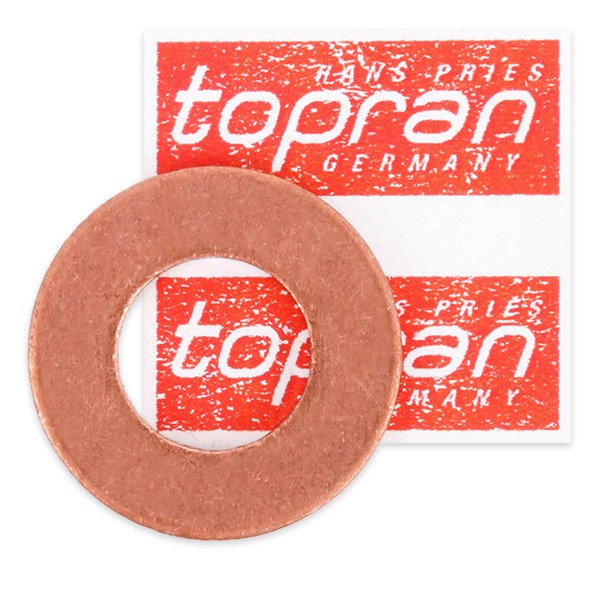 720 305 TOPRAN Drain plug gasket FORD Copper