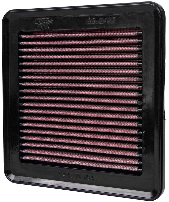 K&N Filters 33-2422 Air filter 25mm, 170mm, 173mm, Square, Long-life Filter