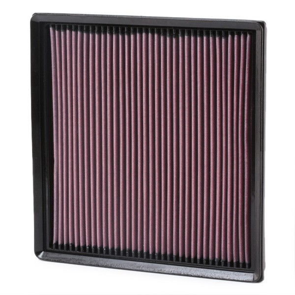 K&N Filters 33-2966 Air filter 32mm, 261mm, 267mm, Square, Long-life Filter