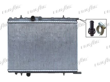 FRIGAIR 0103.3042 Engine radiator Aluminium, Plastic, 380 x 556 x 26 mm