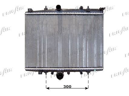 FRIGAIR 0103.3063 Engine radiator Aluminium, Plastic, 380 x 560 x 26 mm