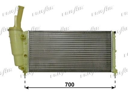 FRIGAIR 0104.3007 Engine radiator Aluminium, Plastic, 630 x 322 x 30 mm