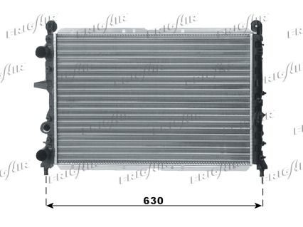 FRIGAIR 0104.3068 Engine radiator Aluminium, Plastic, 558 x 375 x 30 mm