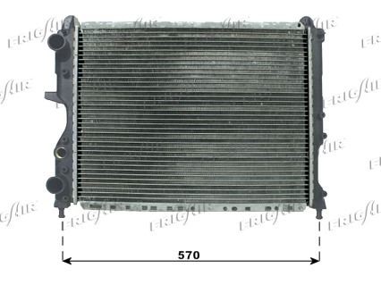 2101.0093 FRIGAIR 0104.3083 Engine radiator 764 1779