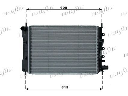 2102.0046 FRIGAIR 0105.2040 Engine radiator 1664073