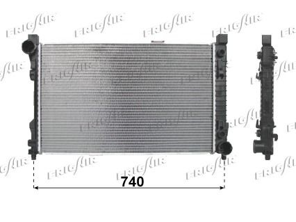FRIGAIR 0106.3056 Engine radiator Aluminium, Plastic, 650 x 405 x 28 mm