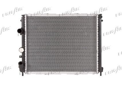 FRIGAIR 0109.3082 Engine radiator Plastic, Copper, 480 x 396 x 34 mm