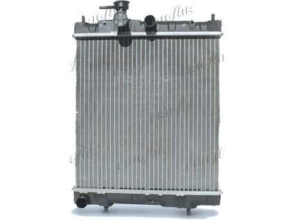 FRIGAIR 0121.2011 Engine radiator Aluminium, Plastic, 375 x 360 x 16 mm