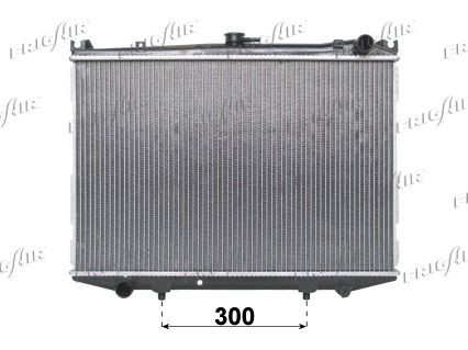 FRIGAIR 0121.3045 Engine radiator Aluminium, Plastic, 430 x 650 x 26 mm
